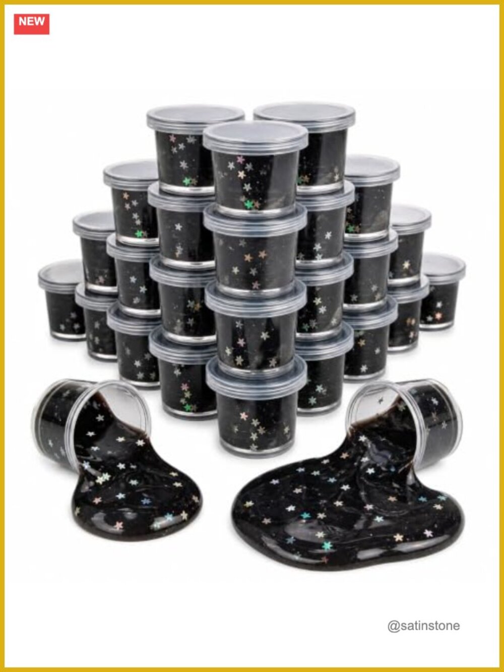 Bulk Galaxy Slime 24-Piece Set Space Party Favors for Kids